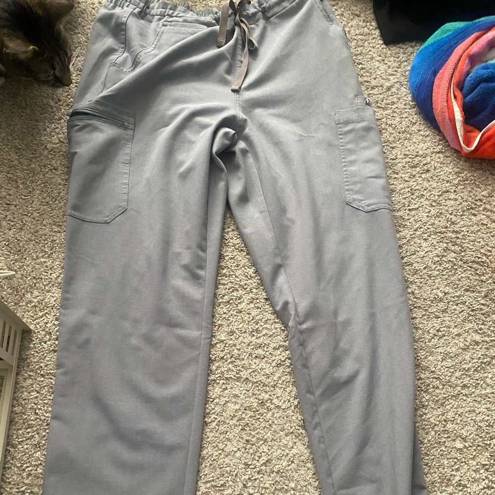 Figs medium gray pants. Never worn!!